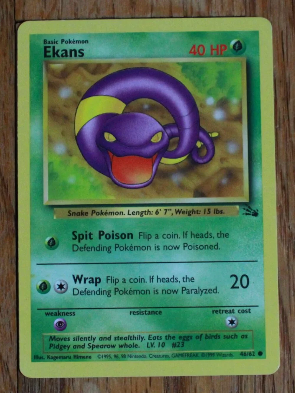 Vintage Pokemon 1999 